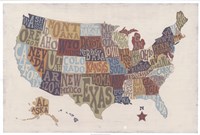 United State Signs Fine Art Print