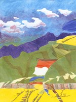 Prayer Flags VI Fine Art Print