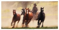 The Chase IV by David Drost - 25" x 13"