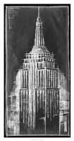 Empire State Blueprint Fine Art Print