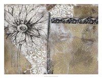 Collage Fleur I Fine Art Print