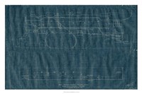 Train Blueprint II Fine Art Print