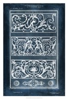 Ornamental Iron Blueprint II Fine Art Print