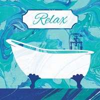 Marbled Bath I Fine Art Print