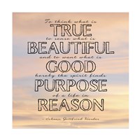 Life in Reason square Fine Art Print