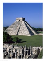 Ancient structures, El Castillo, Chichen Itza (Mayan), Mexico - various sizes