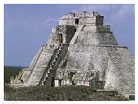 Mayan Pyramid of the Magician Uxmal Fine Art Print