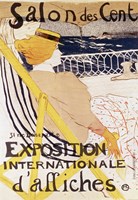 Poster advertising the 'Exposition Internationale d'Affiches', Paris, c.1896 Fine Art Print