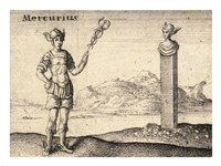 The Greek God Mercury Fine Art Print