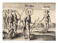 The Greek Gods Diana Fine Art Print