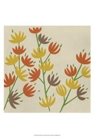 Retro Blossoms III by Chariklia Zarris - 13" x 19" - $12.99