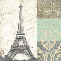 Paris Tapestry I Fine Art Print