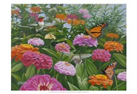 Zinnia Bouquet Fine Art Print