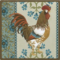 Cottage Rooster I Fine Art Print