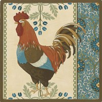 Cottage Rooster V Fine Art Print
