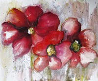 Fuchsia Poppies II Fine Art Print