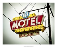 Vintage Motel V Fine Art Print
