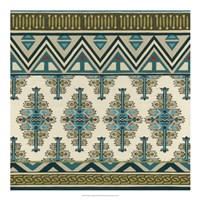 Turquoise Textile II Fine Art Print