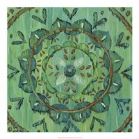 Aquarian Rosette I Fine Art Print