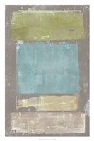 Panelled Colors I Framed Print