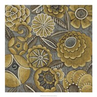 Ochre Garden I Fine Art Print