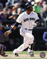 Robinson Cano Running For Plate Framed Print