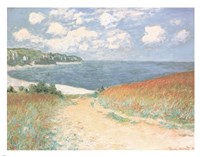Chemin Dans Les Bles A Pourville Fine Art Print