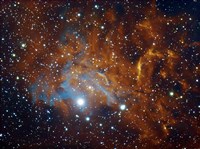 Flaming Star Nebula in Auriga Fine Art Print