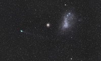 Comet Lemmon next to the Small Magellanic Cloud Fine Art Print