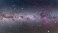 Mosaic of the southern Milky Way from Vela to Centaurus Fine Art Print