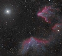 IC 59 and IC 63 in Cassiopeia Fine Art Print