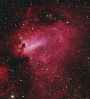 Messier 17, The Swan Nebula in Sagittarius Fine Art Print