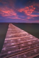 Alcudia Beach pier in Mallorca, Spain Fine Art Print