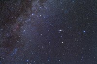 Cassiopeia, Perseus and Andromeda area of the northern autumn sky Fine Art Print