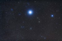 Open cluster Messier 41 in the constellation Canis Major Fine Art Print