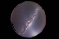 Southern Milky Way with zodiacal light prominent in the east Fine Art Print