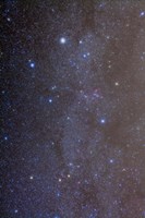 The constellations of Auriga and southern Gemini Fine Art Print