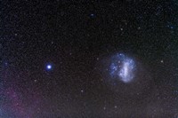 The Large Magellanic Cloud and bright star Canopus Fine Art Print