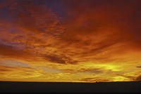 Colorful clouds at sunset in Alberta, Canada Fine Art Print