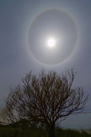 A 22 degrees halo around the 2013 supermoon by Luis Argerich - various sizes - $47.49