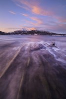 Sunrise over Tjeldsundet in Troms County, Norway Fine Art Print