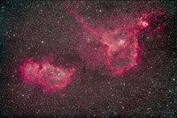 The Heart and Soul Nebula in the constellation Cassiopeia by Alan Dyer - various sizes