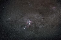 A wide field view centered on the Eta Carina Nebula Fine Art Print