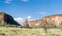 Fischers Tower, Hell's Gate National Park, Kenya Fine Art Print