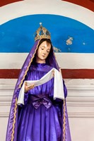 Church of Our Lady of the Remedies idol detail, Luanda, Angola Fine Art Print