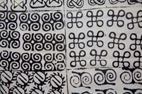 Ghana, National Museum, West African textiles Fine Art Print