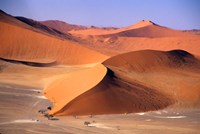 Aerial Scenic, Sossuvlei Dunes, Namibia Fine Art Print