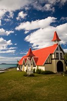 Church, Notre Dame Auxiliaiatrice, Mauritius Fine Art Print