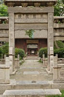 Details inside the Great Mosque, Xian, China Fine Art Print