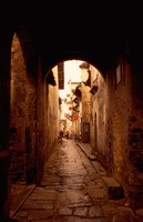 Ancient Alleys in Huizhou-styled Residential Area, China Fine Art Print